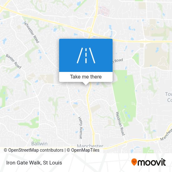 Mapa de Iron Gate Walk