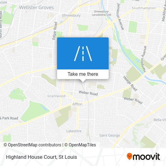 Highland House Court map