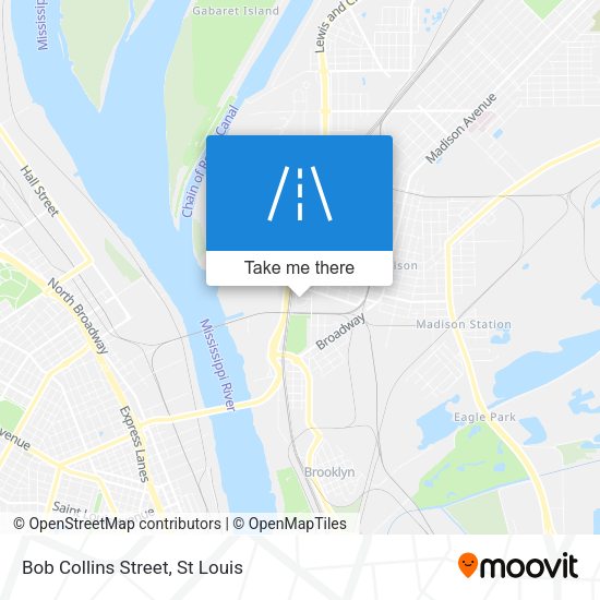 Bob Collins Street map