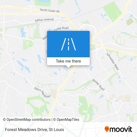 Forest Meadows Drive map