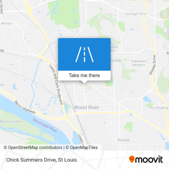 Chick Summers Drive map