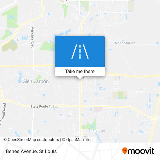 Mapa de Benes Avenue