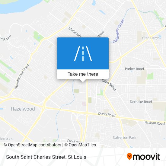 Mapa de South Saint Charles Street