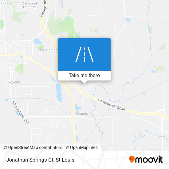 Mapa de Jonathan Springs Ct