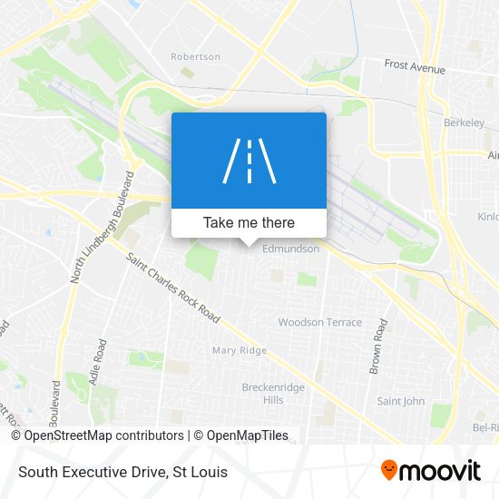South Executive Drive map