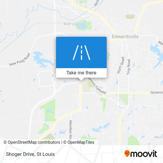 Mapa de Shoger Drive