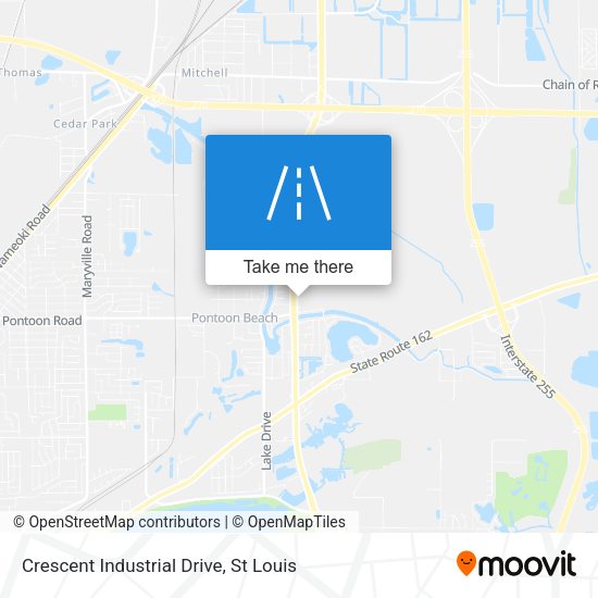 Crescent Industrial Drive map