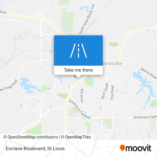 Mapa de Enclave Boulevard