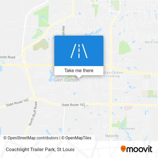 Coachlight Trailer Park map