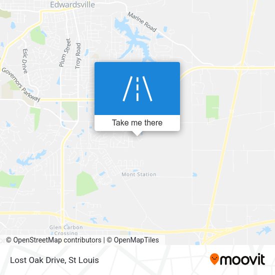 Mapa de Lost Oak Drive