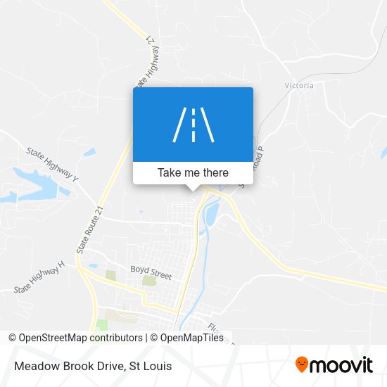 Meadow Brook Drive map