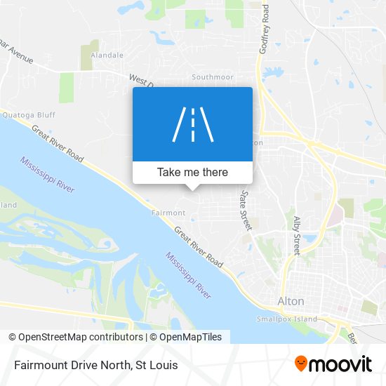 Mapa de Fairmount Drive North