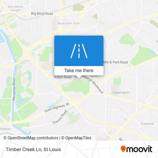 Mapa de Timber Creek Ln