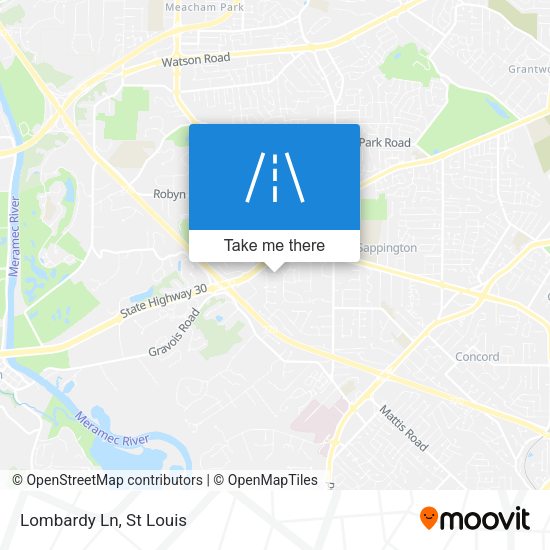 Mapa de Lombardy Ln