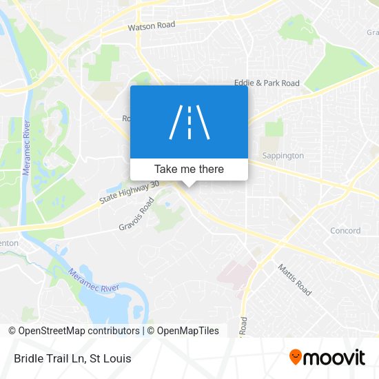 Mapa de Bridle Trail Ln