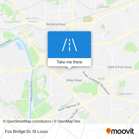 Mapa de Fox Bridge Dr