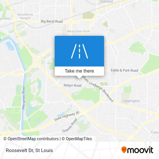 Roosevelt Dr map