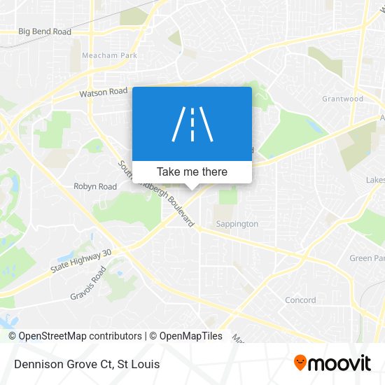 Dennison Grove Ct map