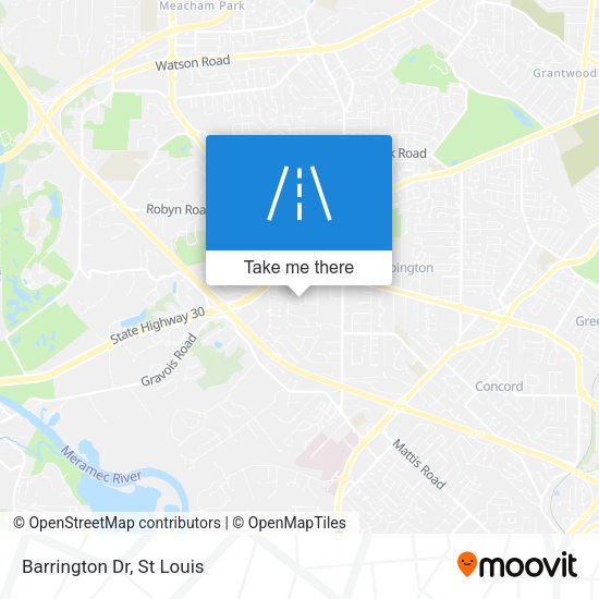 Mapa de Barrington Dr