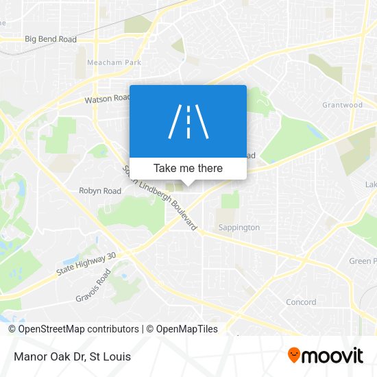 Mapa de Manor Oak Dr