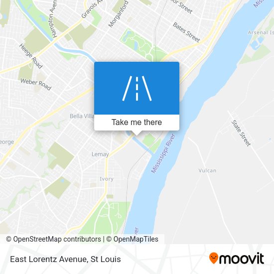 Mapa de East Lorentz Avenue