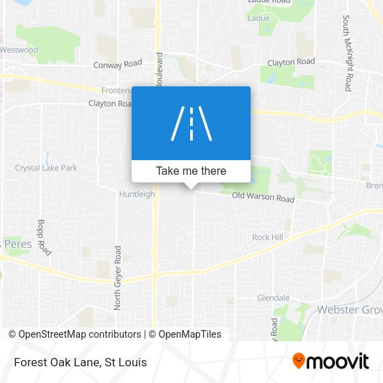 Mapa de Forest Oak Lane