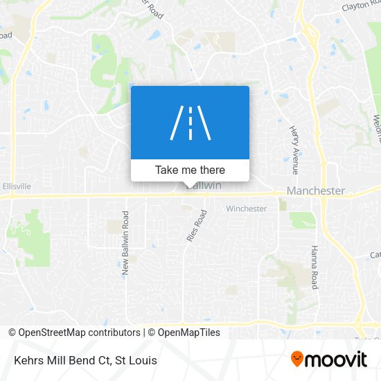 Kehrs Mill Bend Ct map