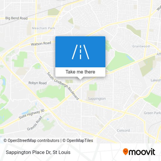 Sappington Place Dr map