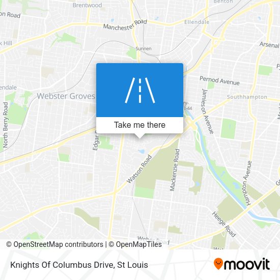 Knights Of Columbus Drive map