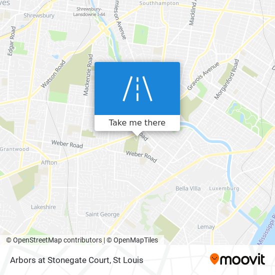 Mapa de Arbors at Stonegate Court