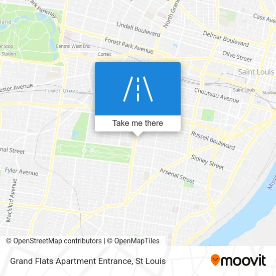 Grand Flats Apartment Entrance map