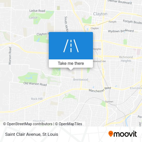 Mapa de Saint Clair Avenue
