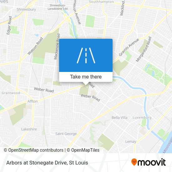 Mapa de Arbors at Stonegate Drive