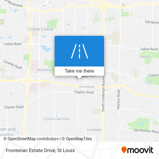 Frontenac Estate Drive map