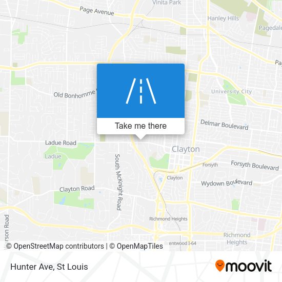 Mapa de Hunter Ave
