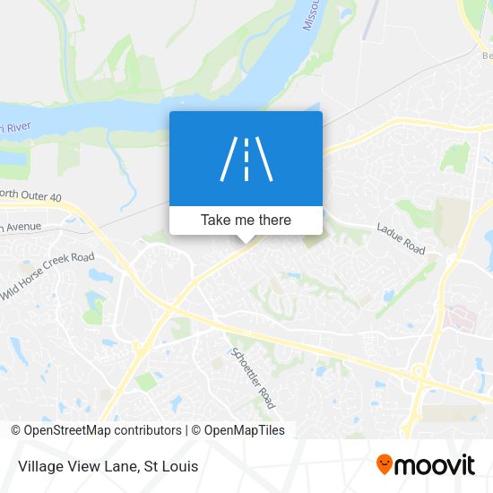 Village View Lane map