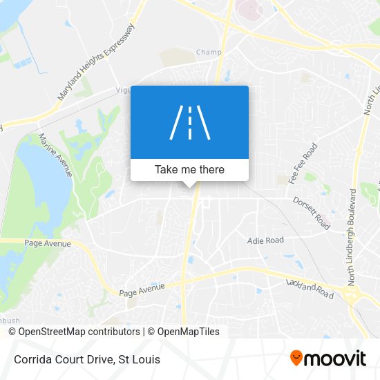 Mapa de Corrida Court Drive
