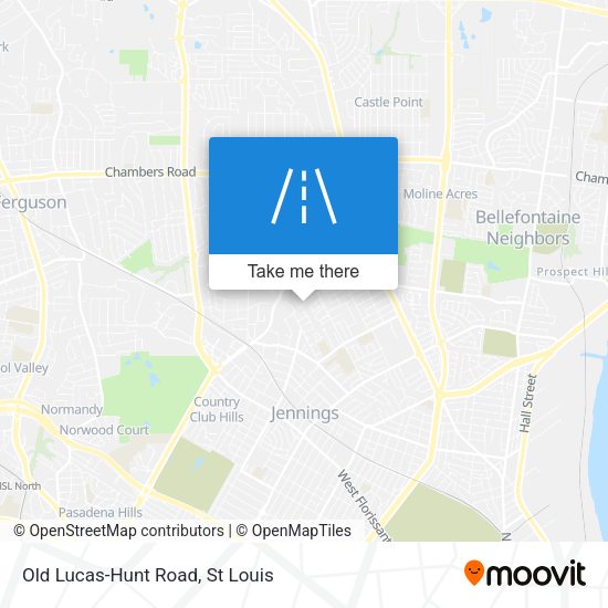 Mapa de Old Lucas-Hunt Road