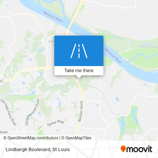 Mapa de Lindbergh Boulevard