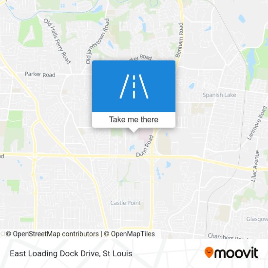 East Loading Dock Drive map
