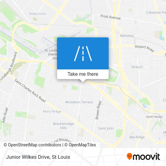 Mapa de Junior Wilkes Drive
