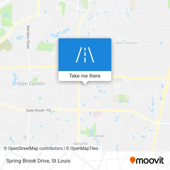 Spring Brook Drive map