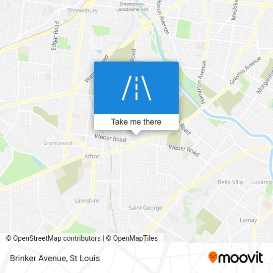 Mapa de Brinker Avenue