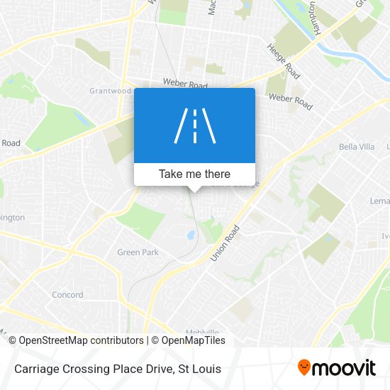 Carriage Crossing Place Drive map