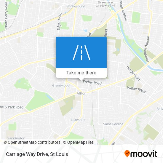 Carriage Way Drive map