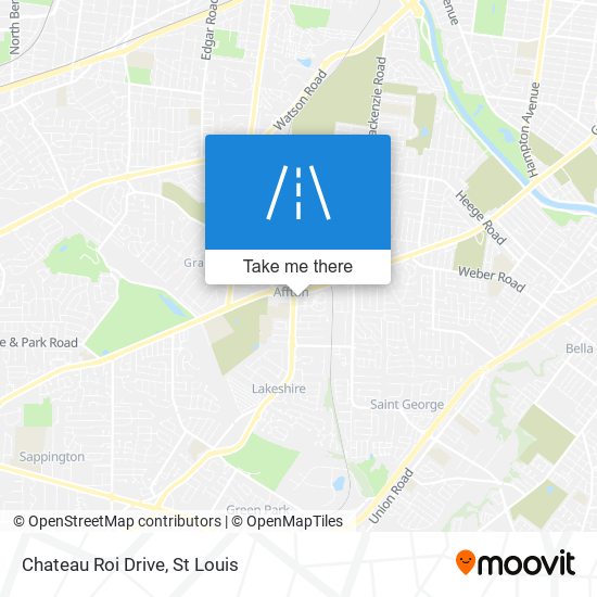 Chateau Roi Drive map