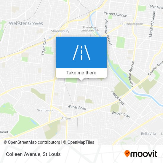 Mapa de Colleen Avenue