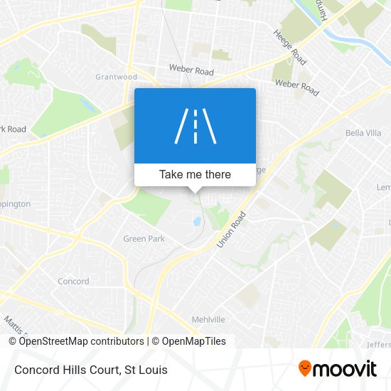 Concord Hills Court map