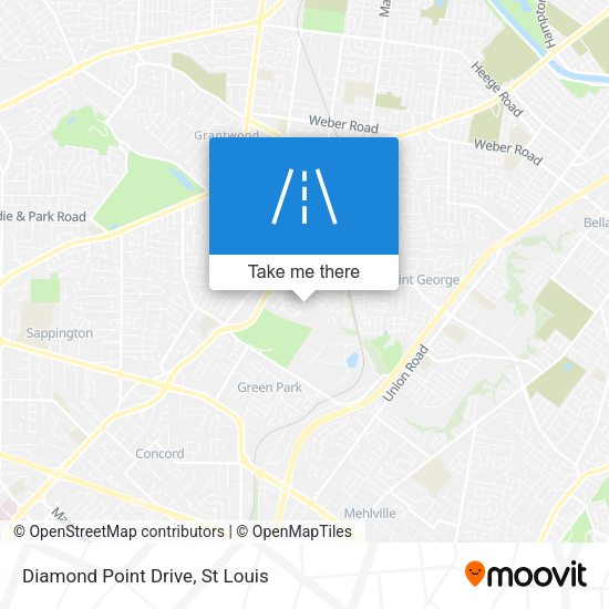 Mapa de Diamond Point Drive