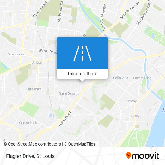Mapa de Flagler Drive